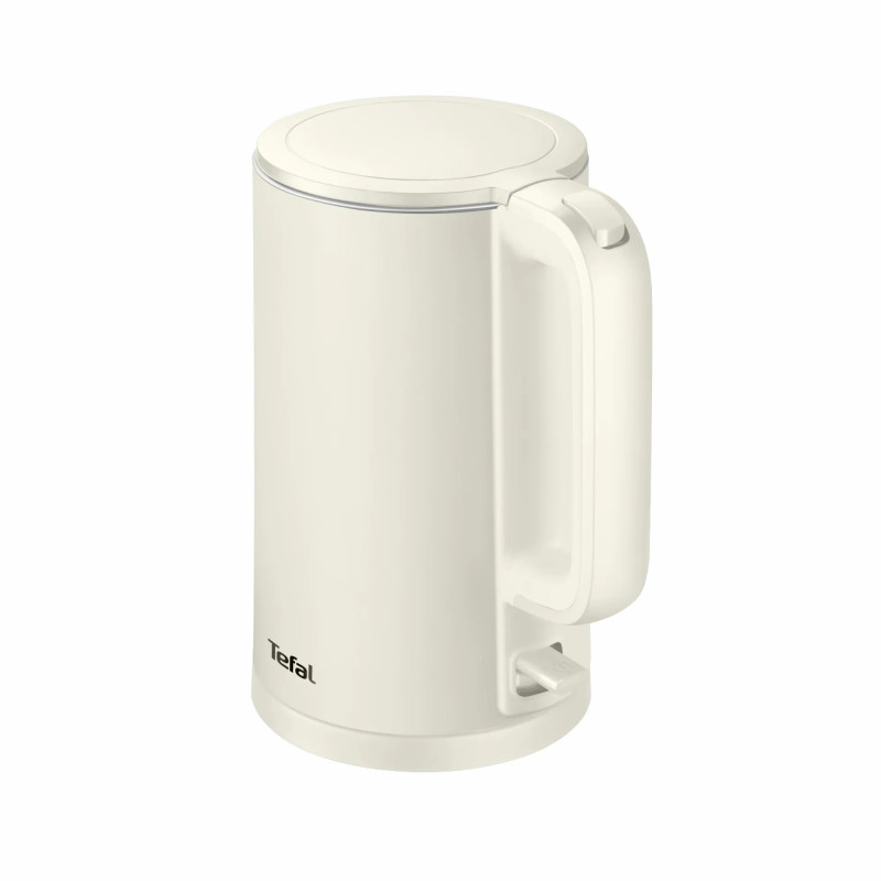 Tefal Електрочайник Thermo Protect, 1.5л, пластик, нержавіюча сталь, світло-бежевий