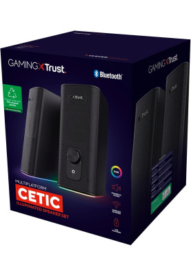 Trust Акустична система Trust GXT 612 Cetic 2.0, BT/USB/AUX, чорний