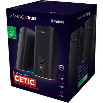 Trust Акустична система Trust GXT 612 Cetic 2.0, BT/USB/AUX, чорний