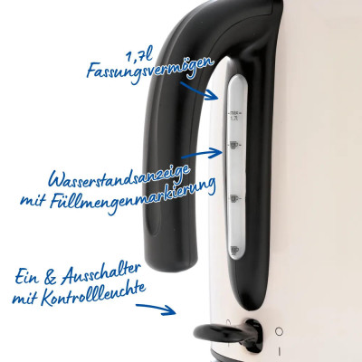 Russell Hobbs Електрочайник, 1.7л, метал, жасмін