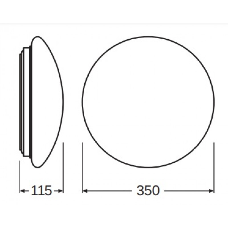 LEDVANCE Світильник світлодіодний SF Circular LED 350 18W/4000K IP44