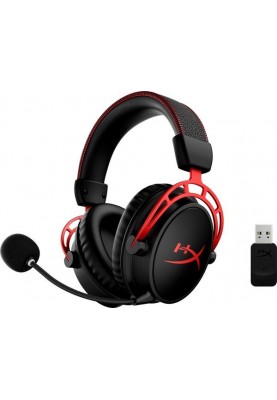 HyperX Гарнітура Cloud Alpha WL, Black/Red