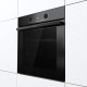 Gorenje Духовий шафа електричний, 77л, A+, пара, дисплей, піроліз, чорний