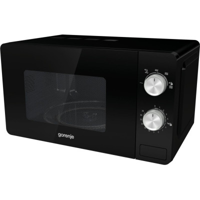 Gorenje Мікрохвільова піч, 17л, хутро. керув., 700Вт, чорний