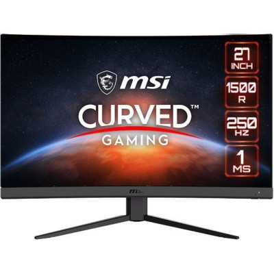 MSI Монітор 27" G27C4X 2xHDMI, DP, Audio, VA, 250Hz, 1ms, sRGB 113%, CURVED, AdaptiveSync