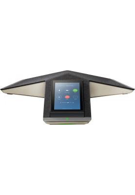 Poly SIP-конференц-телефон Trio C60, 3 x Omni Mic, радіус дії 6,1 м, RJ45, USB-A, Micro USB, Bluetooth 4.2, WiFi, PoE, сірий