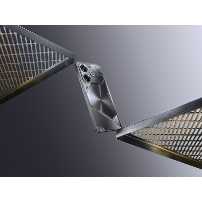 TECNO Смартфон POVA 6 (LI7) 6.78" 8/256ГБ, 2SIM, 6000мА • рік, Meteorite Grey