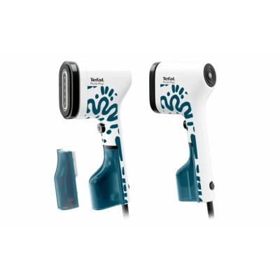 Tefal Відпарювач компактний Pure Pop Home & Travel, 1300Вт, 70мл, постійна пара - 20гр, біло-синій