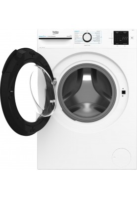 Beko Пральна машина фронтальна, 9кг, 1200, A+++, 55см, дисплей, інвертор, пара, білий