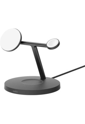 Belkin Зарядне пристрій бездротовий 3в1 Magnetic Pad Qi2 15Вт, чорний