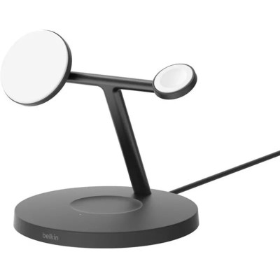 Belkin Зарядне пристрій бездротовий 3в1 Magnetic Pad Qi2 15Вт, чорний