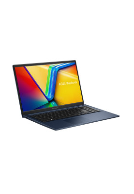 ASUS Ноутбук Vivobook 15 X1504VA-BQ2091 15.6" FHD IPS, Intel i5-1334U, 16GB, F512GB, UMA, noOS, Синій