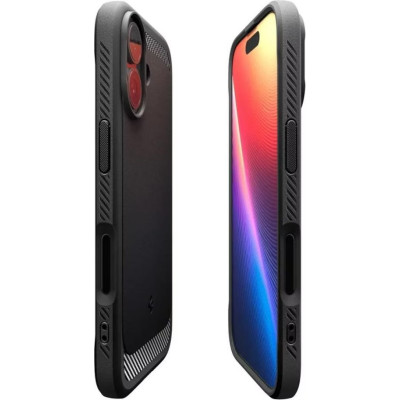 Spigen Чохол Spigen для iPhone 17, Rugged Armor MagFit, Matte Black