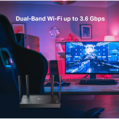 TP-Link Маршрутизатор Archer BE220 BE3600, 4x GE LAN, 1x GE WAN, MESH TP-Link Маршрутизатор Archer BE220 BE3600, 4x GE LAN, 1x GE WAN, MESH
