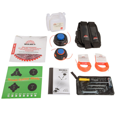 Vitals Тример садовий бензиновий Vitals BK 522n ES 1.5кВт/2к.с. 52см3 25.5см ніж/ліска 43см електростартер 9.1кг Vitals Тример садовий бензиновий Vitals BK 522n ES 1.5кВт/2к.с. 52см3 25.5см ніж/ліска 43см електростартер 9.1кг