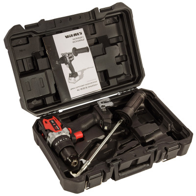 Vitals Шурупокрут-дриль акумуляторний Professional AU 18120 BL SmartLine+ 18В 120·60Нм 500·2000об/хв кейс 2.06кг без АКБ та ЗП