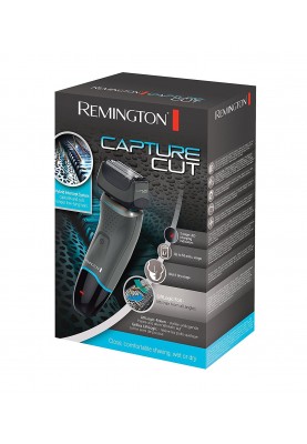 Remington CaptureCut[Бритва електр. сіткова F8 Ultimate Series, бритв.головок-3, сух.+волог., тример, чорно-сірий]