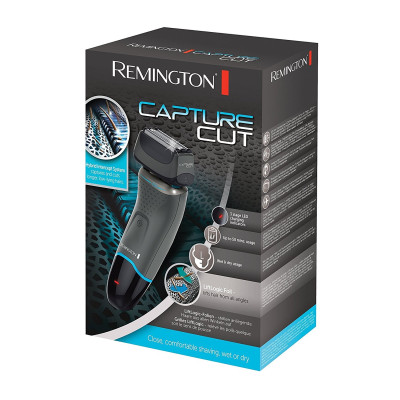 Remington CaptureCut[Бритва електр. сіткова F8 Ultimate Series, бритв.головок-3, сух.+волог., тример, чорно-сірий]