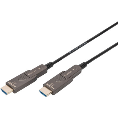 Digitus Кабель DIGITUS HDMI (M/M), 4K, AOC, 10м, чорний