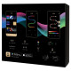 Twinkly Smart LED Гірлянда Twinkly Cluster RGB, 400, Gen II, IP44 кабель чорний