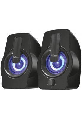 Trust Акустична система (Колонки) 2.0 Gemi RGB USB Black