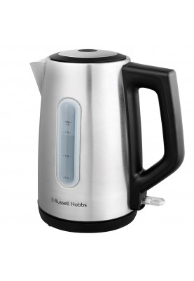 Russell Hobbs Електрочайник Heaton, 1.7л, нержавіюча сталь, сріблясто-чорний