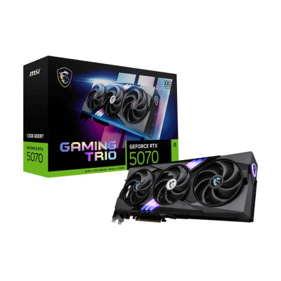 MSI Відеокарта GeForce RTX 5070 12GB GDDR7 GAMING TRIO OC