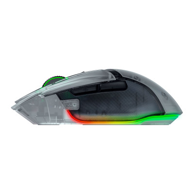 Razer Миша Basilisk V3 Pro 35K, RGB, USB-A/WL/BT, Phantom White Ed.