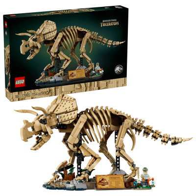 LEGO Конструктор LEGO Jurassic World Скамянілості динозаврів: трицератопс LEGO Конструктор LEGO Jurassic World Скамянілості динозаврів: трицератопс