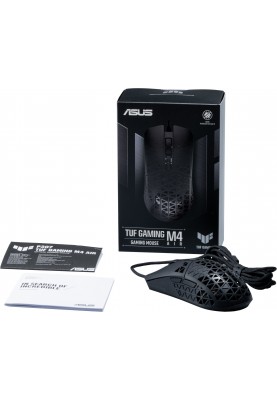 ASUS Миша TUF M4 Air Shell IPX6 USB Black