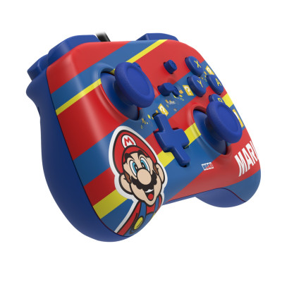 Hori Геймпад провідний Horipad Mini (Mario) для Nintendo Switch, Red/Blue