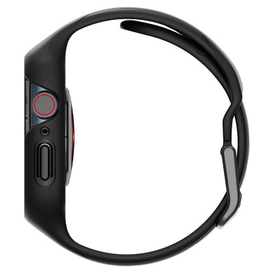 Spigen Чохол та ремінець 2в1 для Apple Watch 45mm Liquid Air Pro, Black