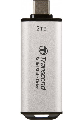 Transcend Портативний SSD 2TB USB 3.1 Gen 2 Type-C ESD300 Silver