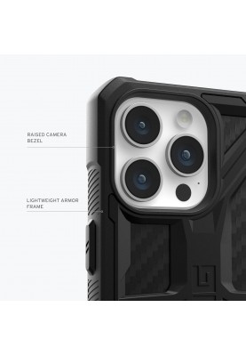 UAG Чохол для Apple iPhone 15 Pro Monarch, Carbon Fiber