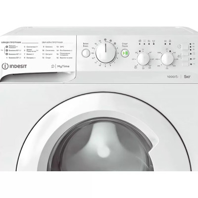 Indesit Пральна машина фронтальна, 5кг, 1000, A++, 43см, білий