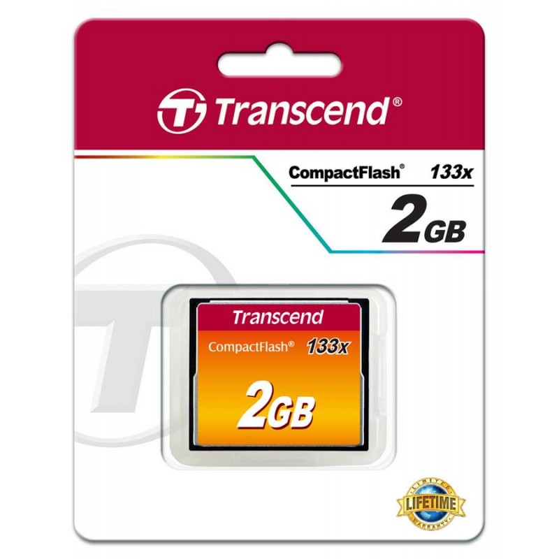 Transcend Карта пам'яті CF 2GB 133X