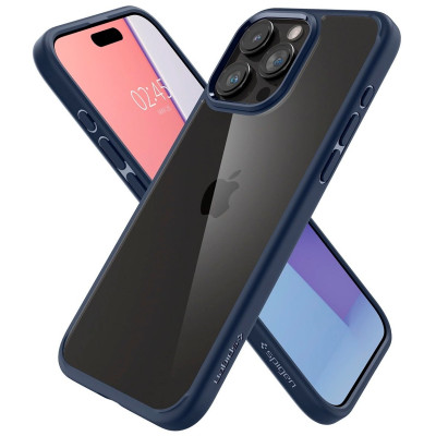 Spigen Чохол для Apple iPhone 15 Pro Ultra Hybrid, Navy Blue