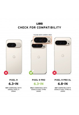 UAG Чохол для Google Pixel 9 Pro, Plyo Pro Magnetic, Ice/Silver