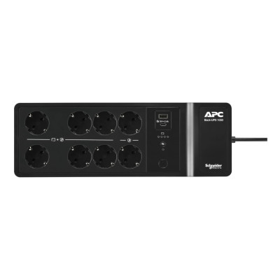 APC Джерело безперебійного живлення Back-UPS 1050VA/600W, USB charging port, USB, 6+2 Schuko
