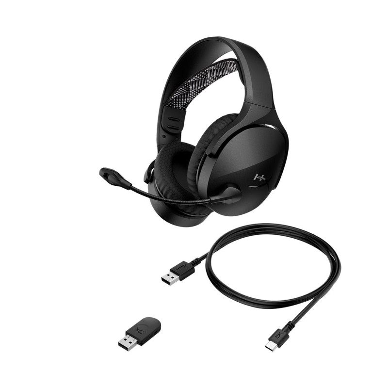 HyperX Гарнітура ігрова Cloud Jet, WL/USB-A/USB-C, чорний