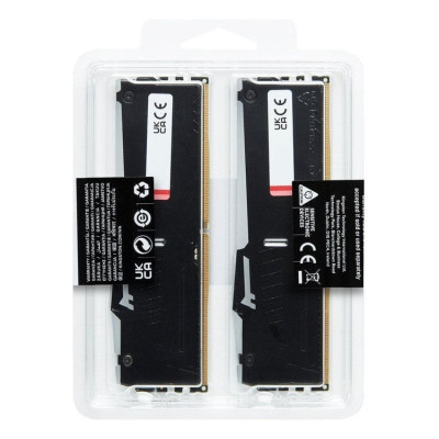 Kingston Пам'ять ПК DDR5 64GB KIT (32GBx2) 5200 FURY Beast RGB