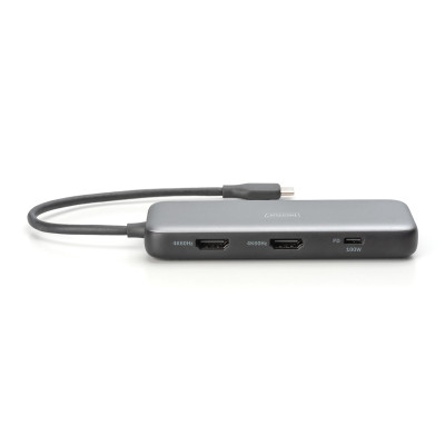 Digitus Док-станція DIGITUS USB-C > 2xHDMI/2xUSB-A/USB-C/SD/MicroSD/RJ54
