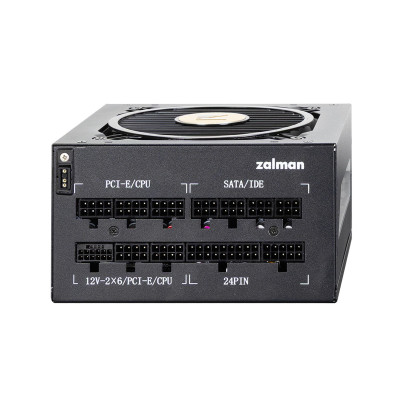 Zalman Блок живлення Zalman Teramax 2 View (1200W) 99%, 80+ Gold, 120мм, 1xMB 24pin(18+10), 2xCPU(4+4 pin), 3xMolex, 12xSATA, 4xPCIe 8pin(6+2) +5V ARGB cable, Fully Modular