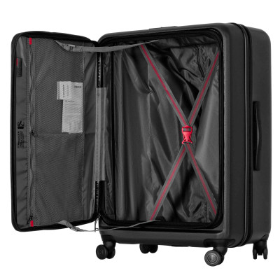 Wenger Валіза Wenger Skyon Hardside Large, велика, полікарбонат, TSA, 4 колеса, розширення, чорний Wenger Валіза Wenger Skyon Hardside Large, велика, полікарбонат, TSA, 4 колеса, розширення, чорний