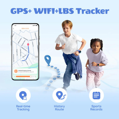 Mibro Дитячий годинник-телефон P6, 1.4", 240x280, GPS, 2MP, 900мА·год, 2АТM, сірий Mibro Дитячий годинник-телефон P6, 1.4", 240x280, GPS, 2MP, 900мА·год, 2АТM, сірий