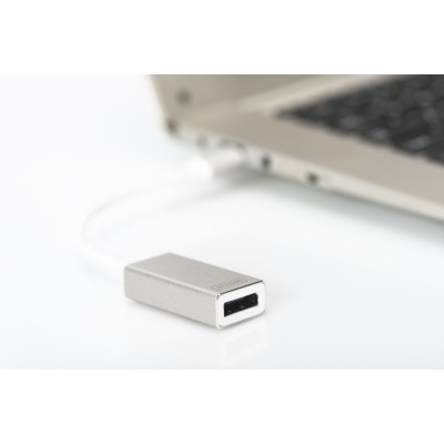 Digitus Адаптер USB-C - DP UHD 4K, M/F, 0.2 m