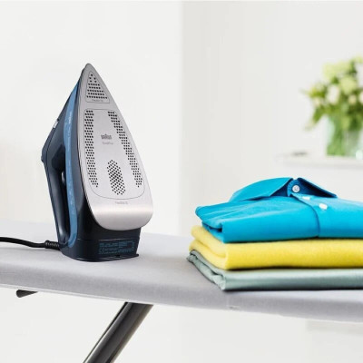 Braun Праска TexStyle 7, 3000Вт, 300мл, паровий удар -225гр, нерж. сталь, синій