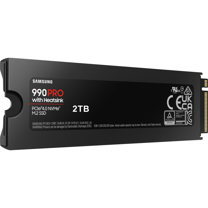 Samsung Накопичувач SSD M.2 2TB PCIe 4.0 990PRO + радіатор