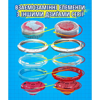 Infinity Nado Дзиґа VI серія Advanced Pack Gold Warrior Phoenix Золотий Воїн Фенікс