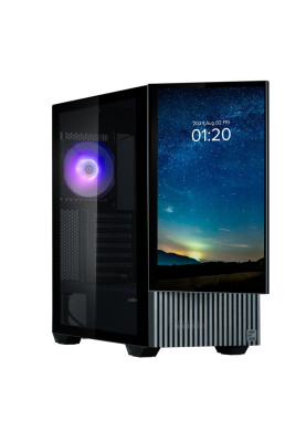 Zalman Корпус Z10 DS, без БР, 2xUSB3.0, 1хUSB Type-C, 2х120мм, 1x120мм ARGB, TG Side Panel, ATX, Monitor, чорний